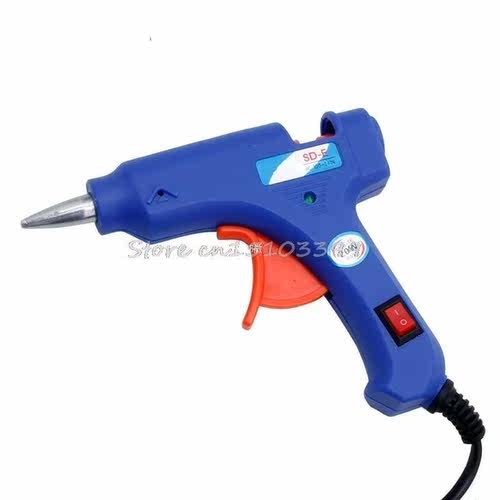 Professional Electric HeatingMelt Glue Gun 20W Art Craft Rep