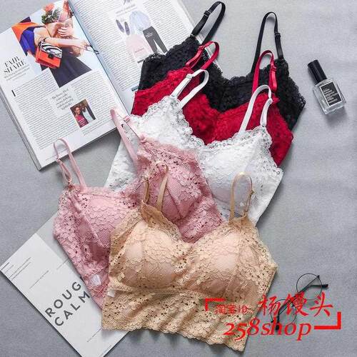 Vest Women Bra Sexy Lingerie 少女性感防走光裹胸内衣小背心