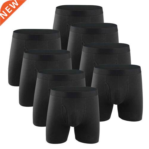 8PCS/LOT Underwear Men Boxers Long Men's Clothing Men Shorts