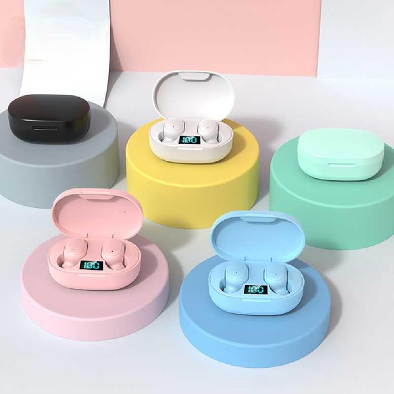 E6S TWS Bluetooth Earphone Wireless Headphones 5.0 LED图片