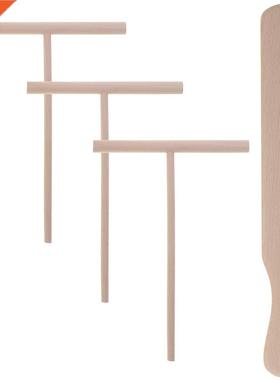 4Pcs/set T-Shaped Pancake Utensils Crepe Non-Stick Wooden