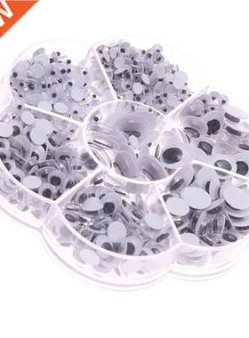 A Box of 710pcs Assorted Size Googly Wiggly Eyes SELF