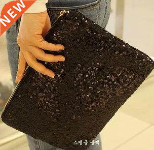 Women Reversible Sequins Mermaid Glitter Make Up Pouch Fashi