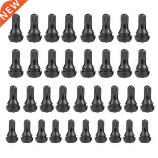 10/25pcs Unversal TR412 Snap-n Black Rubber Tubeless