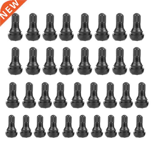10/25pcs Unversal TR412 Snap-n Black Rubber Tubeless