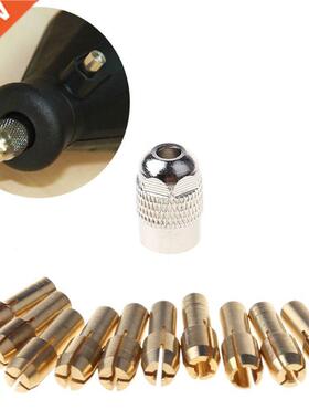 10Pcs Brass Drill Chuck Collet Bits For Rotary Tool