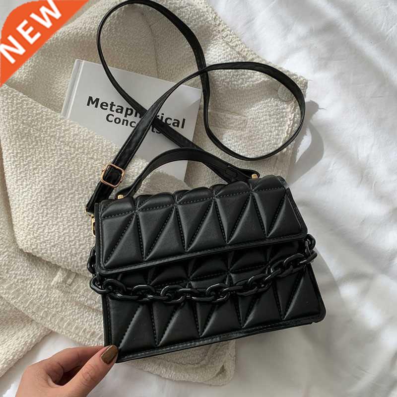 New Casual Solid Color Handbags For Women Designer Pu Leathe