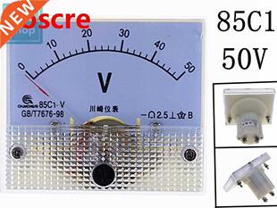 1PCS 85C1 50V Analogue DC Voltage Needle Panel Meter Voltmet