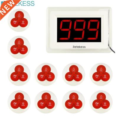 T114 Restaurant Pager Wireless Calling System Host Display+1