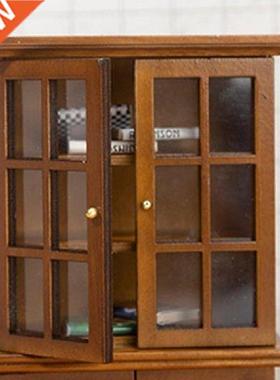 1:12 Miniature Cabinet DIY Craft Strong Practicality Wood