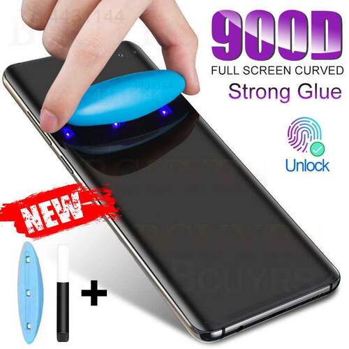 UV Tempered Glass For Samsung Galaxy S8 S9 S10 S20 Plus Ultr