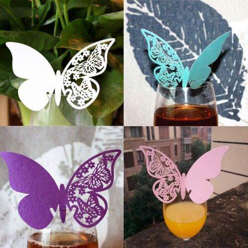 Wholesale 50 PCS Decorative Paper Cards Carved