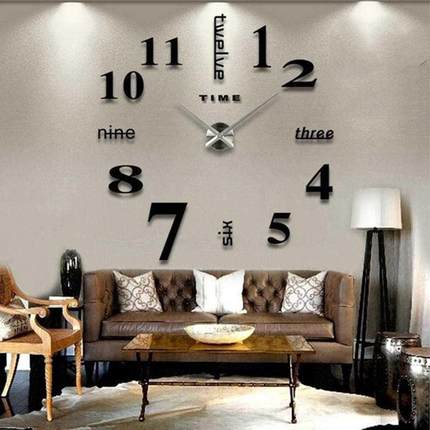 Function Acrylic Minimalist Wall Clock Modern Diy Wall Clock