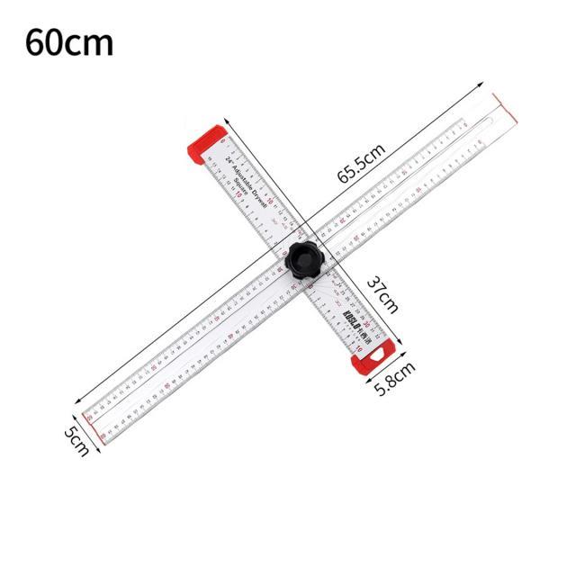 NEW 60CM High Precision Angle Ruler Woodworking Scribe Drawi