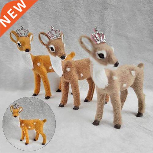 1Pc Kerst Herten Cijfers Ornamenten Dier Figuren Collectie