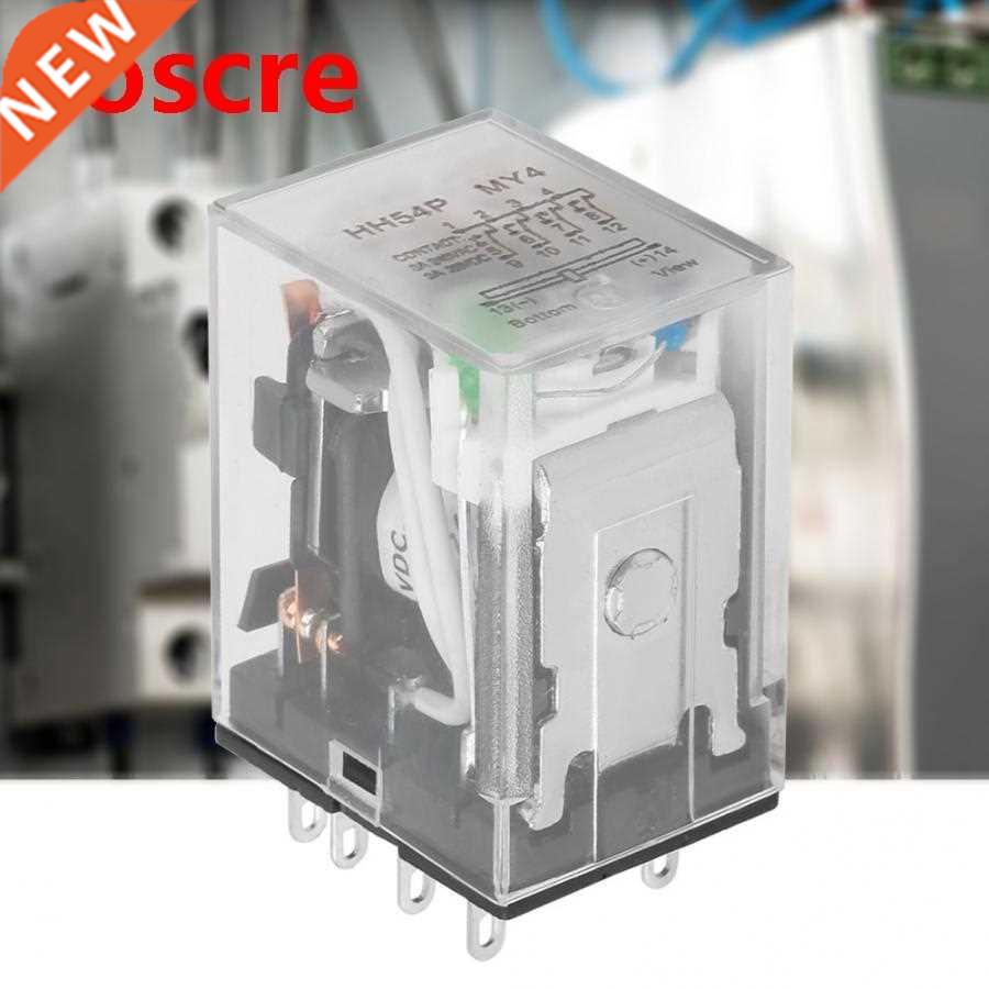 HH54P 24VDC/220VAC 5A 14 Pins Coil Power Intermediate Relay