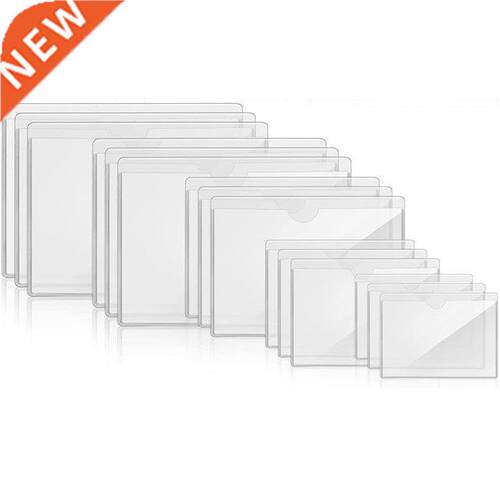 50 Pack 3.5 X 4.7 Inches Self-Adhesive Label Holder Card Poc