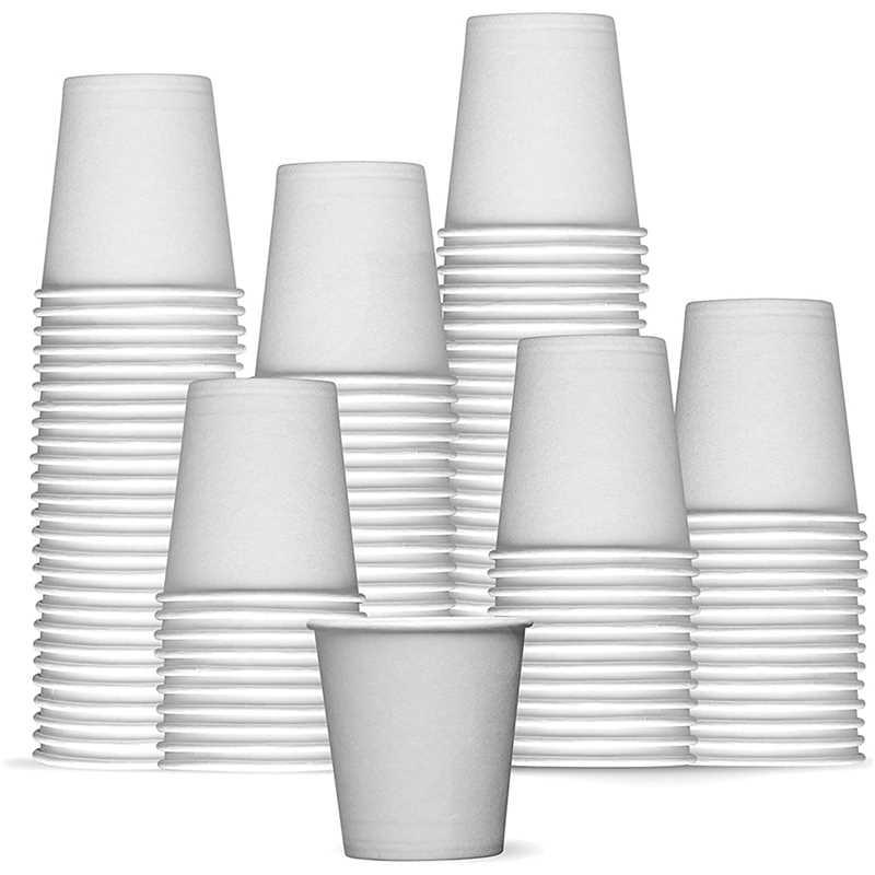 Whte Paper Cups, Small Dsposable Bathroom, Espresso, Mouth
