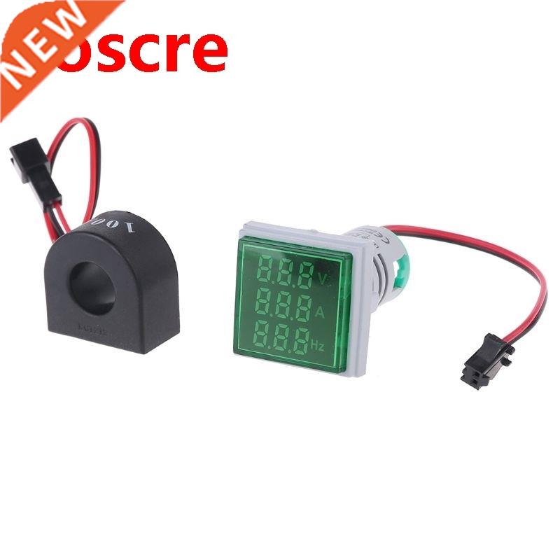 35ED Digital 3in1 AC Ammeter Voltmeter Hz Current Frequency