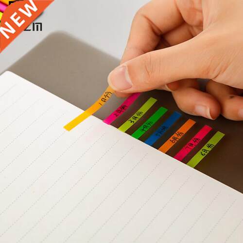 Color Stickers Transparent Fluorescent Index Tabs Flags Stic