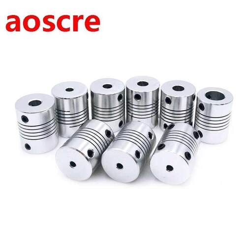 1pcs D19*L25 Aluminium flexible Jaw Shaft Coupling 5 8 6.35m