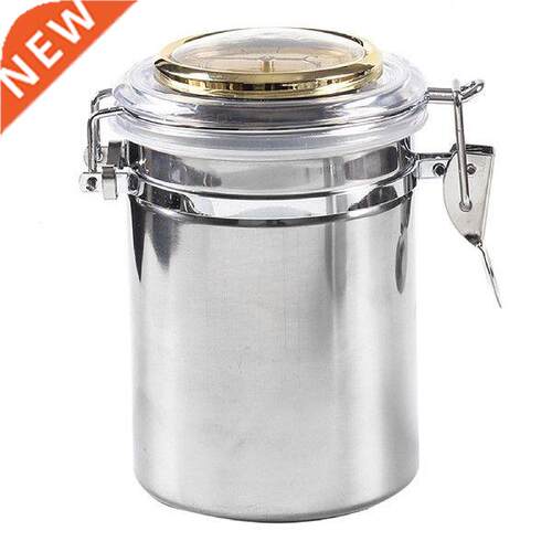 Tobaccos Humidor Jar Stainless Steel Cigars Humidor Jar