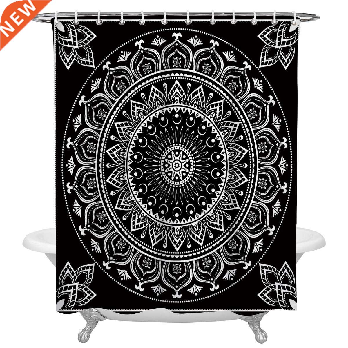 Classic Mandala Shower Curtains for Bathroom Waterproof
