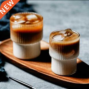 Glass Coffee Cup High Borosilicate Heat-resistant Latte Glas