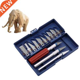 Non-Slip Metal Scalpel Knife Tools Kit Cutter Engraving