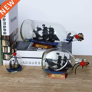 Black Pearl Pirates Of The Caribbean Boat Ship In The Bottle