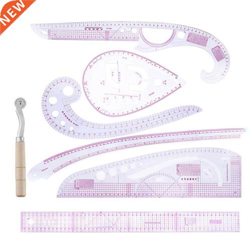 7 Piece Set Metric Ruler Clothes Curve Sewing Ruler Drawing