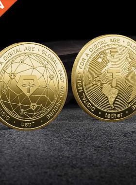 USDT Cryptocurrency Physical Coin Tether USD Collectible