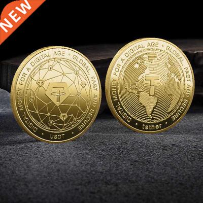 USDT Cryptocurrency Physical Coin Tether USD Collectible