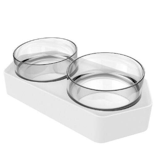 Non-slip Double Cat Bowl Dog Bowl With Stand Pet Feeding