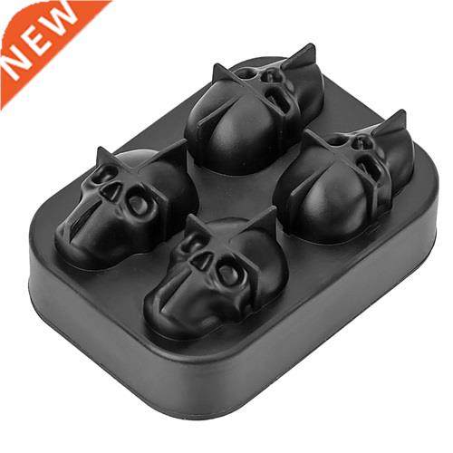 HOOMIN Silicone Mold Skull Shape Chocolate Mould Ice Cream