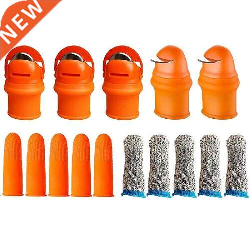 15Pcs Gardening Silicone Thumb Knife Harvesting