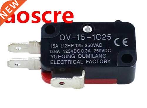 10Pcs V-15-1C25 Micro Limit Switch Long Hinge Roller Momenta