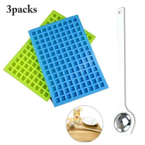 2PCS Food Grade Silicone Ice Tray Fruit Ice Cube Maker DIY