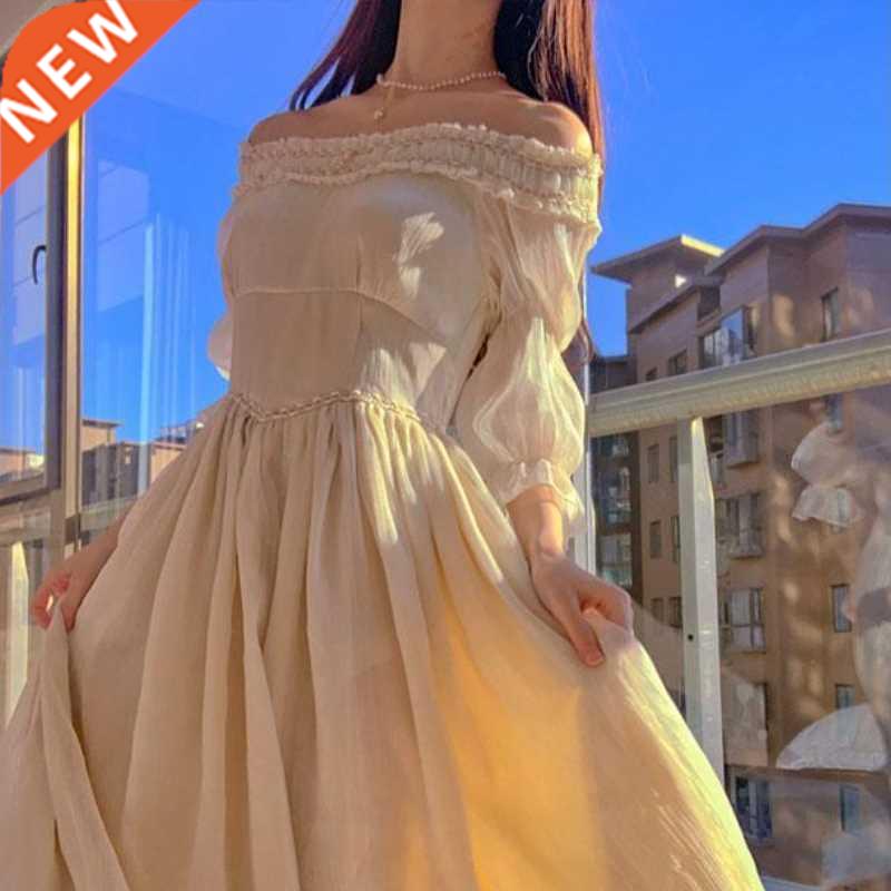 Elegant Princess Dress Women Summer Fairy Y2k Party Birthday