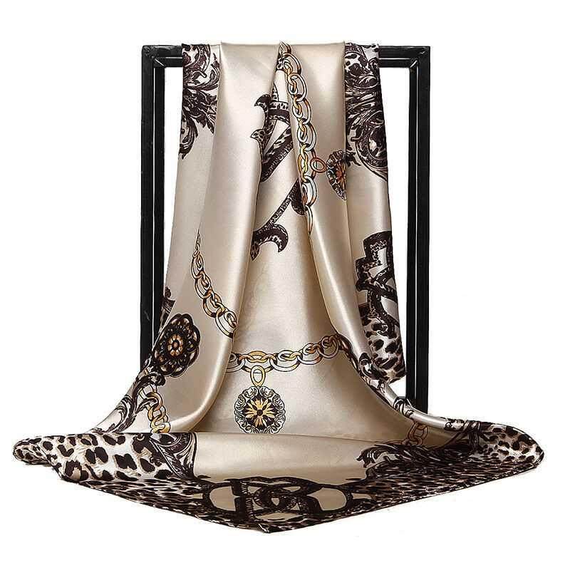 silk scarves women square chiffon shawl
