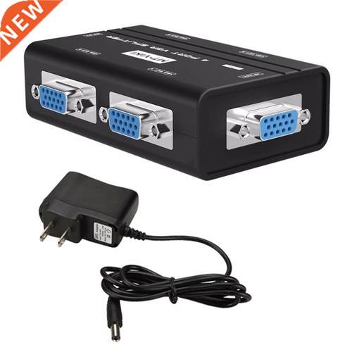 to 2 Port Monitor Switch Box RGB Splitter VGA Video LCD Spli