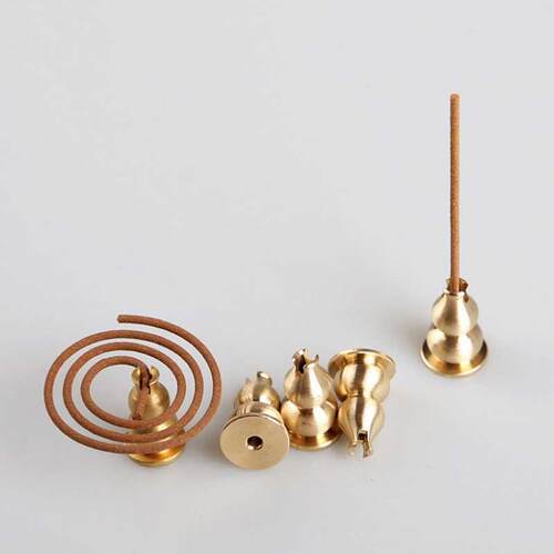 Church Multipurpose Backflow Incense Burner Gourd Shape Home
