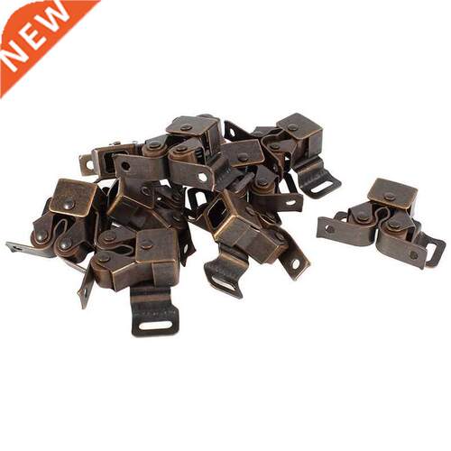 1.2-Inch Cabinet Wardrobe Door Ball Roller Latch-Copper Tone