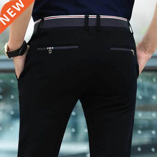 Men's Four Seasons Casual Pants Business Pants No-Iron S