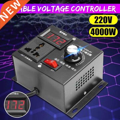 220V 4000W Variable Voltage Controller For Fan Speed Motor C