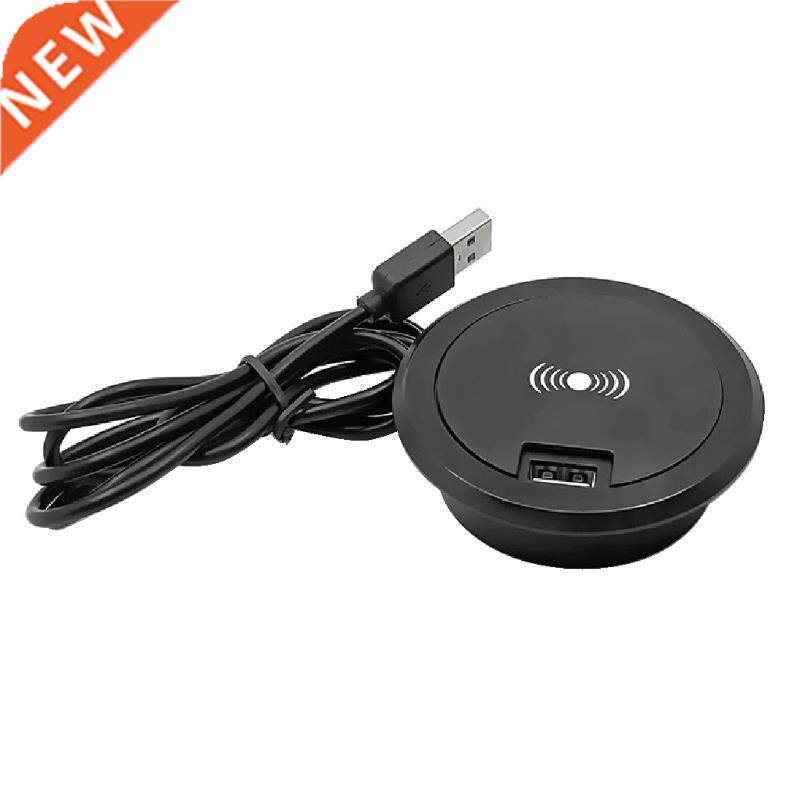 Embedded Round Wireless Charger 10W Convenient Headphone Wir