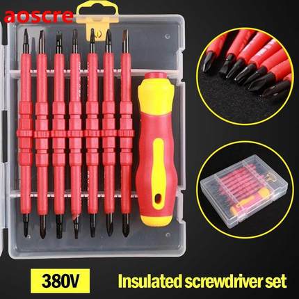 Insulated Screwdriver Set Screw Driver it Magnetic Phillips