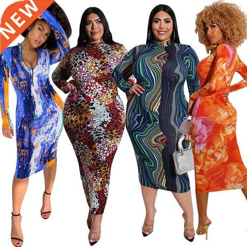 The S-5XL extra size African bag hip sexy la dress非洲裙