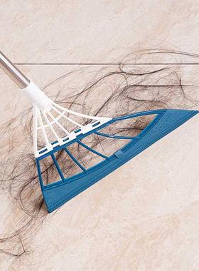 Rubber Broom Hand Push Sweeper Magic Broom Floor Wiper Squee