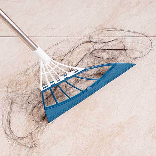 Rubber Broom Hand Push Sweeper Magic Broom Floor Wiper Squee